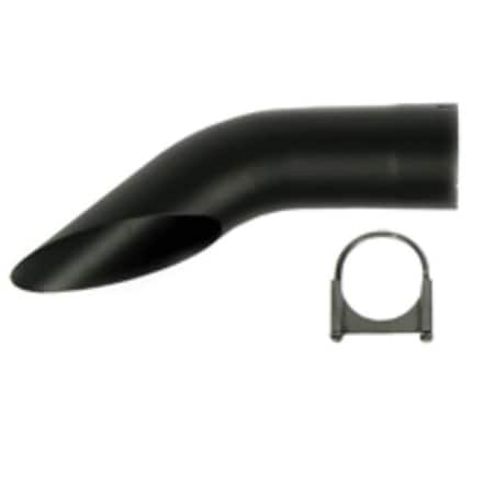 Aftermarket 3-3/4" Curved Exhaust Extender With Clamp RAPR7084